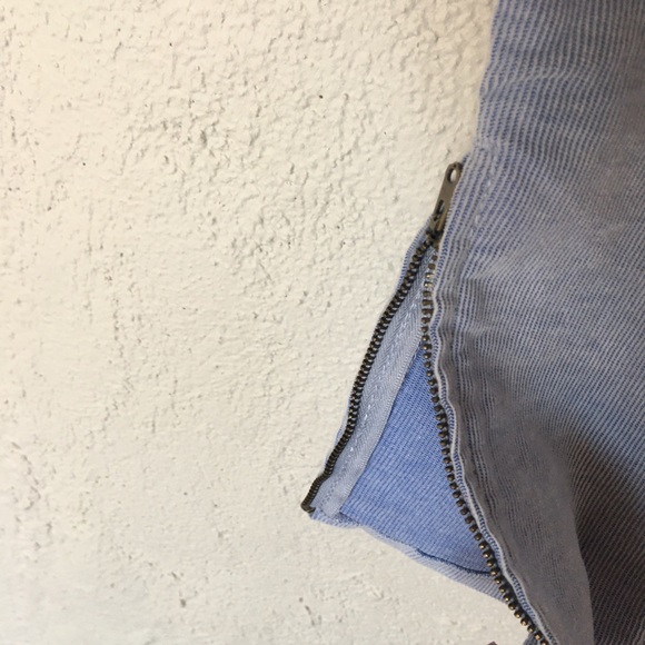 Abercrombie & Fitch Light Blue Corduroy Pinstripe Pants - Picture 6 of 12